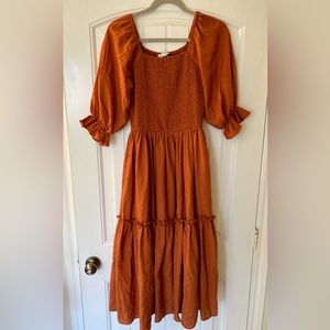 Ivy City Co. Lani Dress Size XS in Color Spice